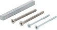 HOPPE Befestigungsset Sertos® GG-WC für Bad/WC-Garnituren, 45–50 mm Türstärke