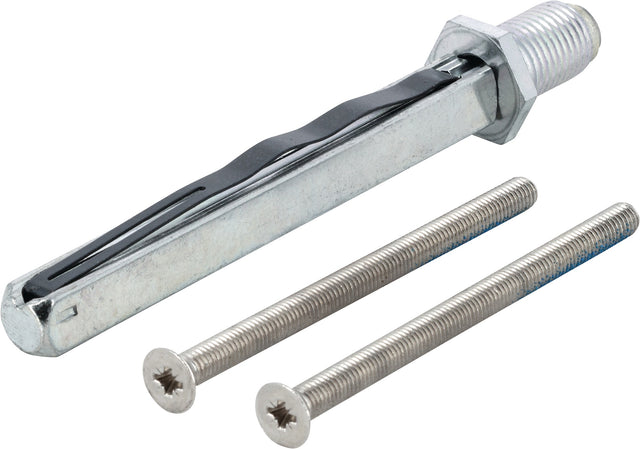 HOPPE Befestigungsset Sertos® FS-K/G für Türstärke 65-70 mm – M5 x 75 Schrauben & 9 x 90 mm Vierkant
