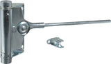 DENI Federtürschließer / Indexfeder für leichte Türen bis 25 kg, galvanisch verzinkt, 280 mm Hebel