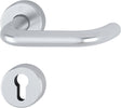 HOPPE Rosettengarnitur Paris 138/42H/42HKVS Aluminium F1 U-Form PZ DIN L/R