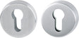 HOPPE Schutzrosettenpaar E42ZNSB/42HS Edelstahl F69 rund 15 mm für Außentüren