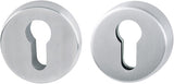 HOPPE Schutzrosettenpaar E42ZNSB/42HS Edelstahl F69 rund 15 mm für Außentüren