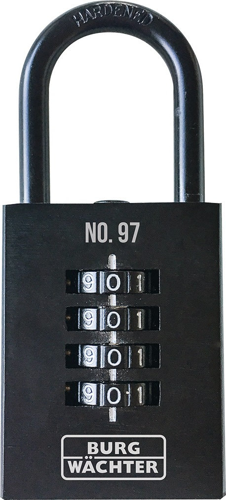 BURG-WÄCHTER Zahlenvorhangschloss Numero 97 Guss 40 mm mit 4-stelligem Zahlencode