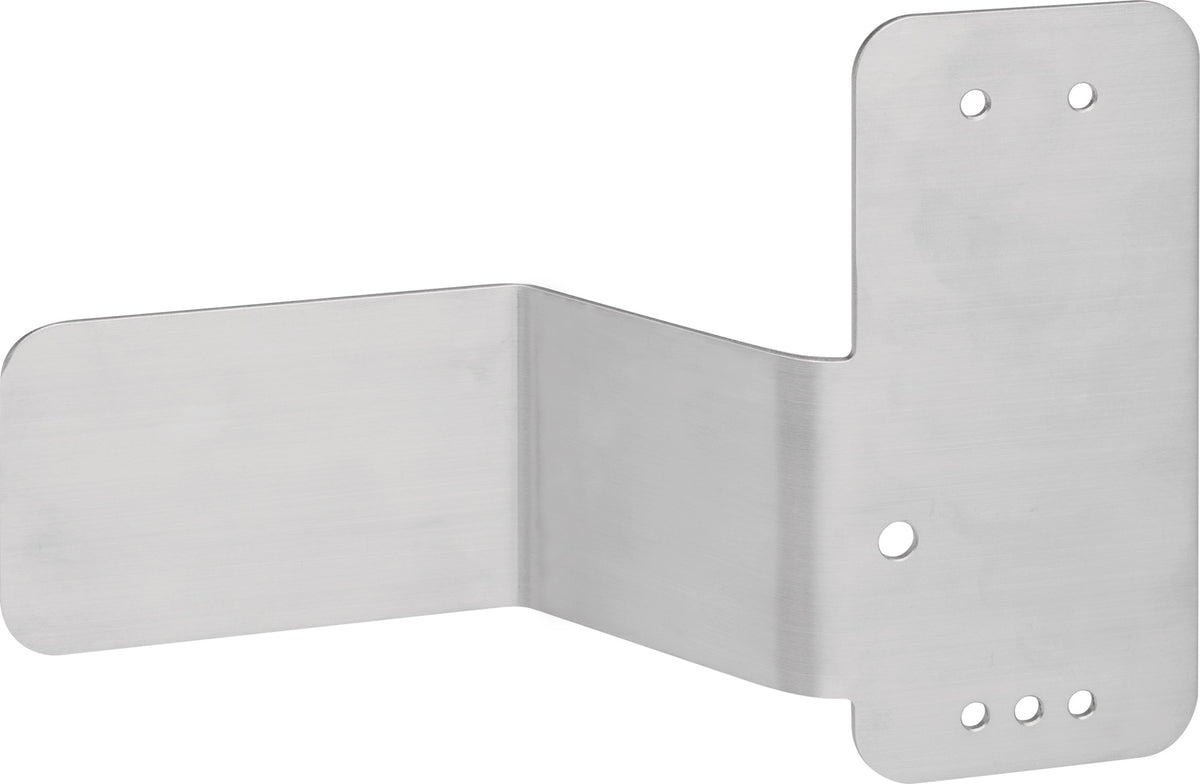 DENI Abdeckung für verdeckte Montage L125xB180mm – Edelstahl für Panikstange links