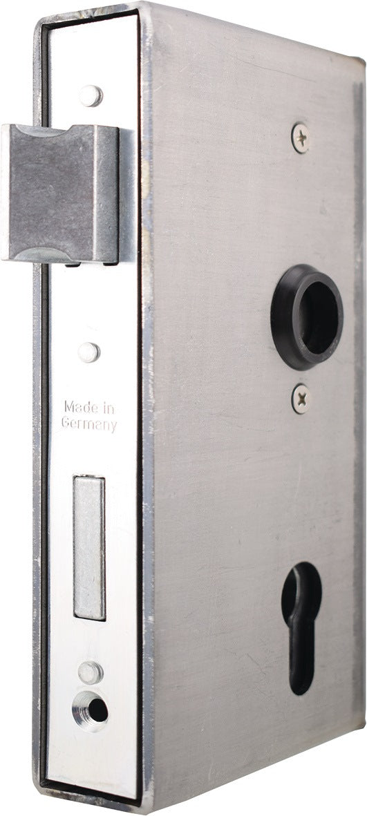 BEVER Kastenschloss 400401P DIN L/R PZ 55 mm – Verzinkt für Metalltore und -türen