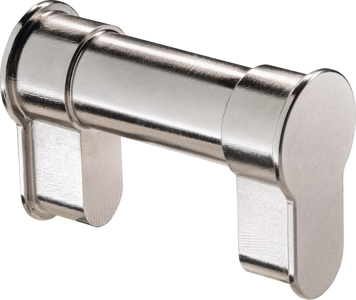 NORDWEST Universal-Blindzylinder 153215 für Türdicken 50-76 mm, vernickelt, für Feuer- und Rauchschutztüren