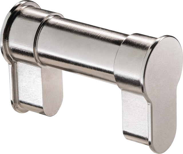 NORDWEST Universal-Blindzylinder 153215 für Türdicken 50-76 mm, vernickelt, für Feuer- und Rauchschutztüren