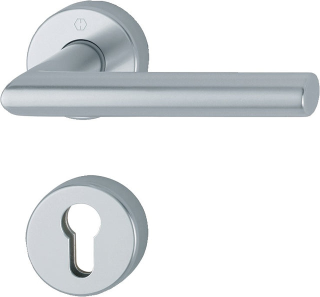 HOPPE Feuerschutz-Rosettengarnitur Amsterdam FS-1400/42H/42HS Aluminium F1 DIN L/R