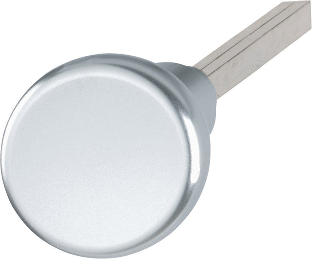 HOPPE Knopfdrückerpaar 54/54 Aluminium F1 drehbar Vierkant 8 mm für Zimmertüren