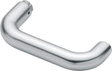 HOPPE Türdrückerlochteil Paris 138L Alu F2 neusilberfarbig 8 mm Vierkant DIN L/R
