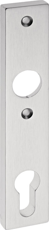 EDI Schlosskasten-Kurzschild 1317/7203 Innenschild Aluminium F1 naturfarbig, DIN links/rechts