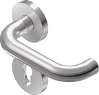 Halbgarnitur Drücker / Rosette / 9mm