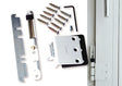 FUHR Fenstersicherungsset DZ150SEW – SKG geprüft für nach innen öffnende Fenster, weiß