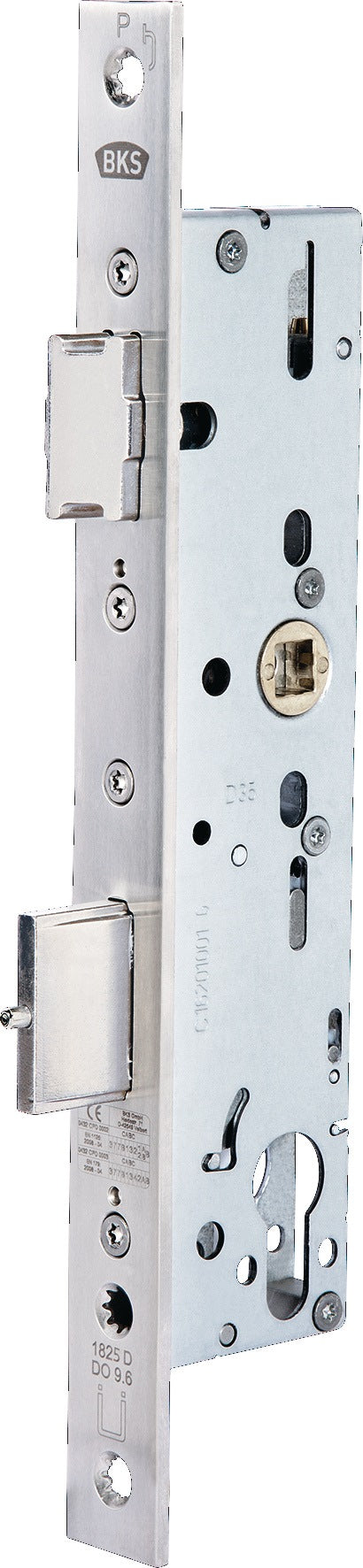 BKS Panik-Rohrrahmen-Einsteckschloss B 1825 D DIN L/R – 270 mm Stulp, Entfernung 92 mm