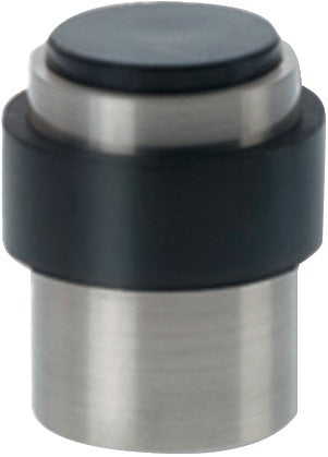 BURG-WÄCHTER Türpuffer TWB 2230 – Ø 30 mm, Höhe 44 mm, Edelstahl-Optik, Dübelmontage