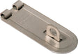 BURG-WÄCHTER Panzerüberfalle PMG 80 Ni – 118 mm, Edelstahl, verdeckte Schraublöcher, SB-verpackt