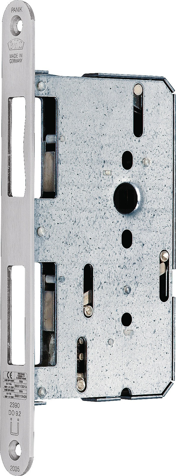 BKS Panik-Treibriegelschloss 2390 Edelstahl 20/65/9 mm DIN rechts – EN 179/1125