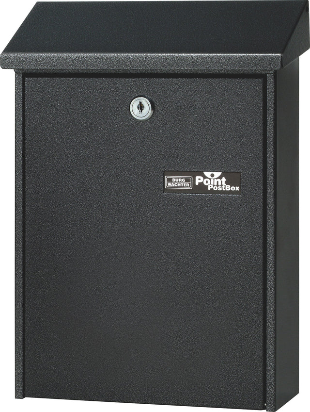 BURG-WÄCHTER Briefkasten Daily 5861 W – Stahl, DIN B5 Einwurf, weiß, 305 x 225 x 75 mm