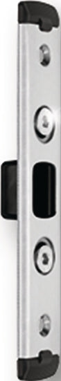 FUHR Schließteil Bolzenriegel U-Stulp 24x5 mm Edelstahl für Aluminiumfenster und -türen