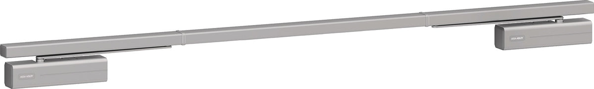 ASSA ABLOY Gleitschienentürschließer-Set DC 700 G-CO-E EN 3-6 – Komplettset für 2-flügelige Türen