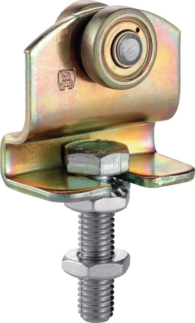 HELM Rollapparat -90 190 für Profil 100, Stahl verzinkt gelb, 30 kg Tragfähigkeit