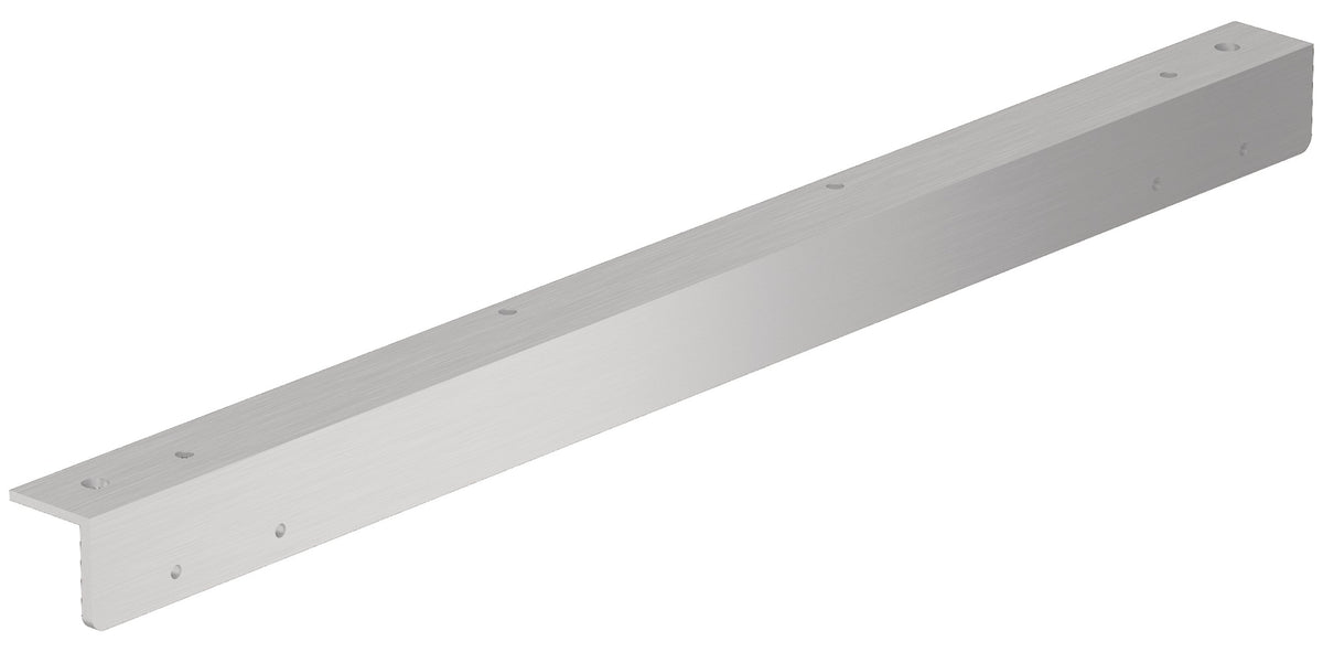 Sturzfutterwinkel für Gleitschiene G-EMF XEA 140° von DORMAKABA – silber