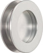 KWS Muschelgriffpaar 5254 aus Aluminium, silberfarbig eloxiert, Einlass-Ø 50 mm für Schiebetüren