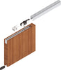 HELM Schiebetürsystem 73 ME-A Komplettset für Holztüren, 1300 mm, EV1 eloxiert