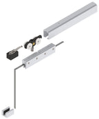 910 - 1100 mm / 2100 mm / Deckenmontage