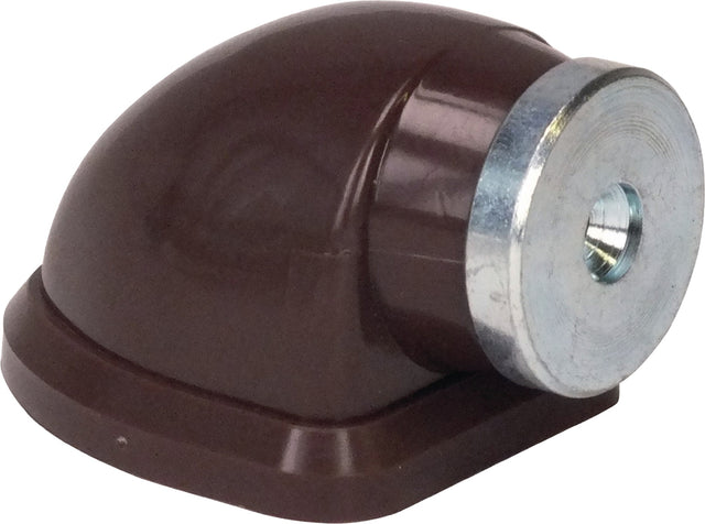 SCHNEGEL Magnettürfeststeller 011/572/1 – Höhe 38 mm, braun, Dübelmontage
