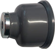 SCHNEGEL Magnettürfeststeller 011/573/1 – Höhe 54 mm, braun, Dübelmontage, Haftkraft ca. 20 kg