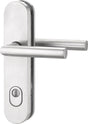EDI Schutzgarnitur Logo 8745/7203 Edelstahl PZ 72 mm ES1 für Türstärke 35-45 mm