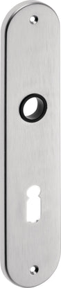 EDI Renovierschild 206 Z Edelstahl oval 250 mm Entfernung 72 mm – 2 Stück