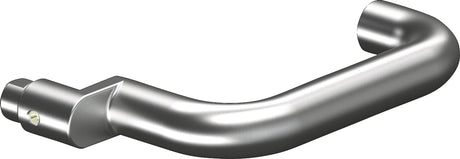 OGRO Profiltürdrückerlochteil 8100A AL Aluminium F1 8 mm gekröpft