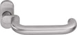 OGRO Profiltürdrückerlochteil 8100A/6621 ER Edelstahl oval 8 mm gekröpft