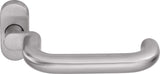 OGRO Profiltürdrückerlochteil 8100A/6621 ER Edelstahl oval 8 mm gekröpft