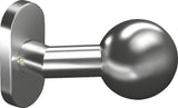 OGRO Profiltürknopf 3548V/6620 AL – Fester Kugelknopf, Aluminium F1, DIN links/rechts
