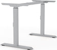 BMB Tischgestell weißaluminium RAL 9006 – höhenverstellbar 650–830 mm, 900 mm hoch, mit Kindersicherung