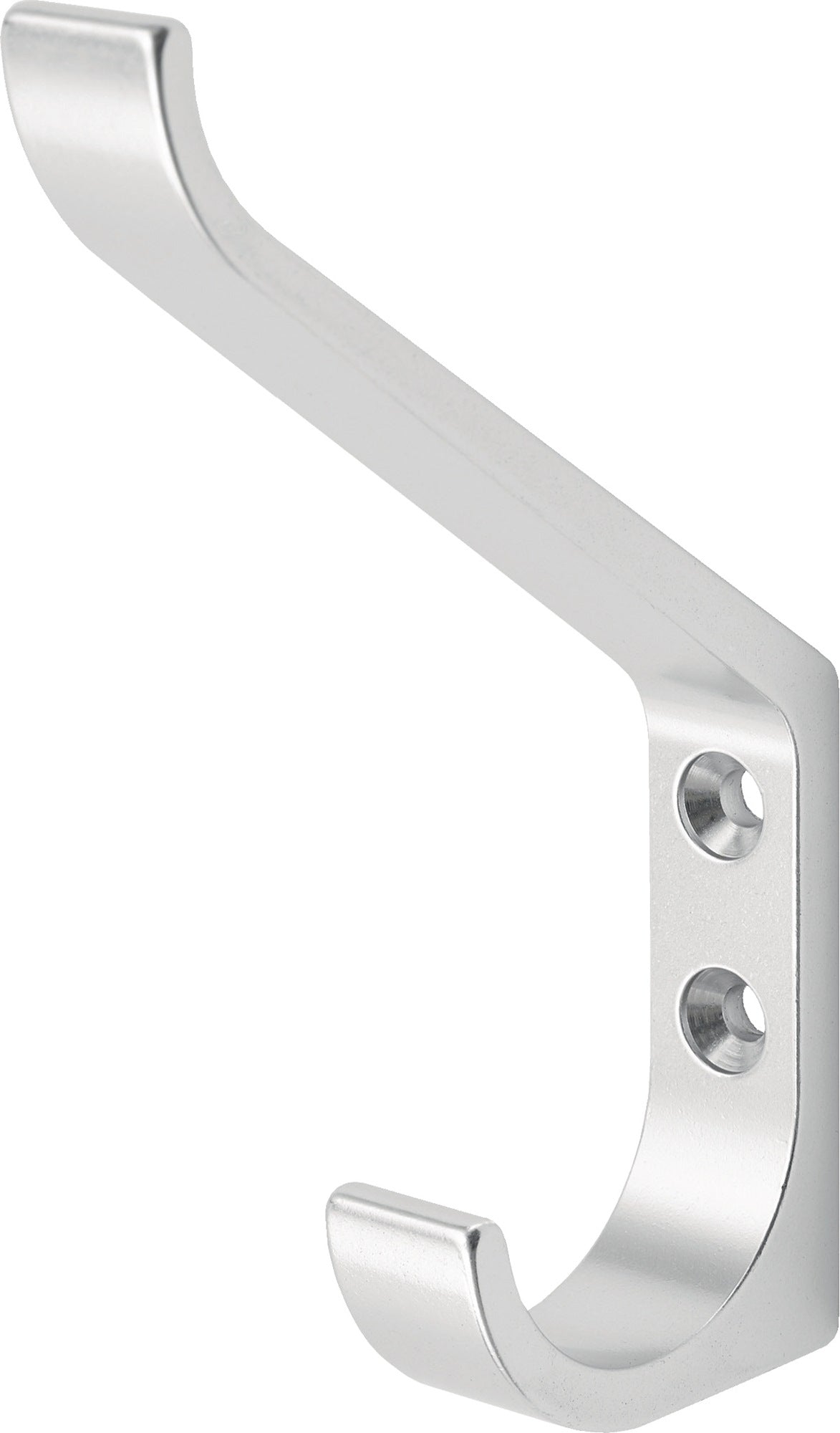 HERMETA Huthaken 0148 einfach – Aluminium eloxiert, Ausladung 86,5 mm, Höhe 135 mm