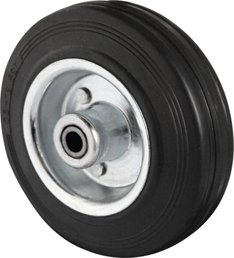 PROMAT Ersatzrad 80 mm Vollgummi schwarz, 70 kg Tragfähigkeit, Achs-Ø 12 mm