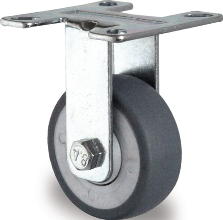 PROMAT Bockrolle 50 mm Vollgummi Kugellager 50 kg Tragfähigkeit