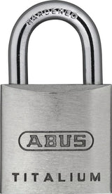 ABUS Zylindervorhangschloss 64TI/20 Titalium – 20 mm Schlosskörper, verschiedenschließend