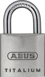 ABUS Zylindervorhangschloss 64TI/20 Titalium – 20 mm Schlosskörper, verschiedenschließend