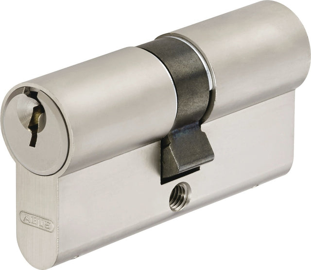 ABUS Profil-Doppelzylinder A93NP 28/34mm – Not- und Gefahrenfunktion, 3 Schlüssel, vernickelt