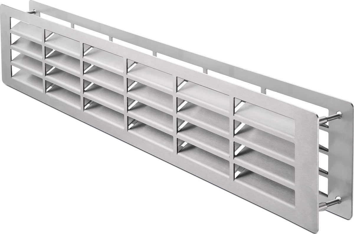 HOJU Badezimmerlüftung 9083 L 500 x 100 mm Aluminium Türlüftung