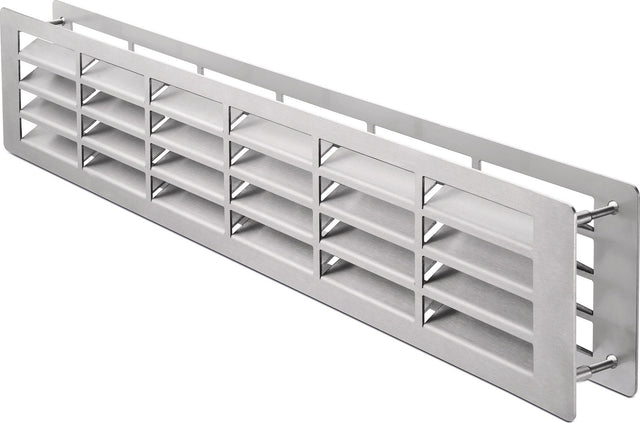 HOJU Badezimmerlüftung 9083 L 500 x 100 mm Aluminium Türlüftung