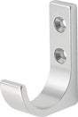 HERMETA Mantelhaken 0149 einfach, Aluminium eloxiert, Ausladung 51,5 mm, Höhe 65 mm