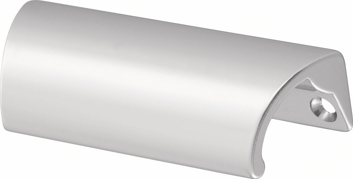 HERMETA Möbelgriff Aluminium silberfarbig eloxiert 78 mm – Hochwertiger Griff für Möbel