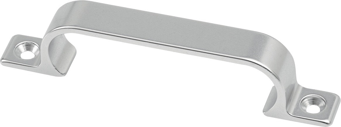 HERMETA Handgriff Aluminium 112 mm – eloxiert, 2 Schraublöcher, C2C-zertifiziert