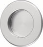 HERMETA Muschelgriff Aluminium silberfarbig eloxiert rund Ø 52 mm Einlass-Ø 35 mm
